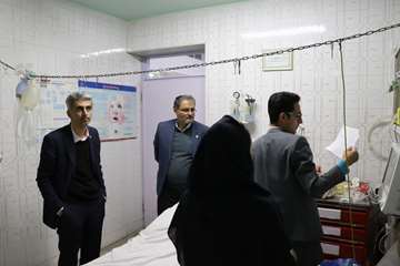 بازدید دکتر دانائی از واحدهای تحت پوشش مهدیشهر 
